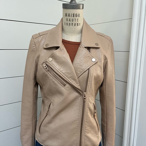 Blank NYC Faux leather motorcycle jacket - Picture 2 of 6